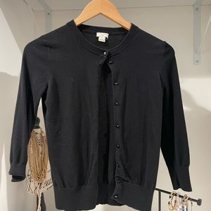 J.Crew black cardigan